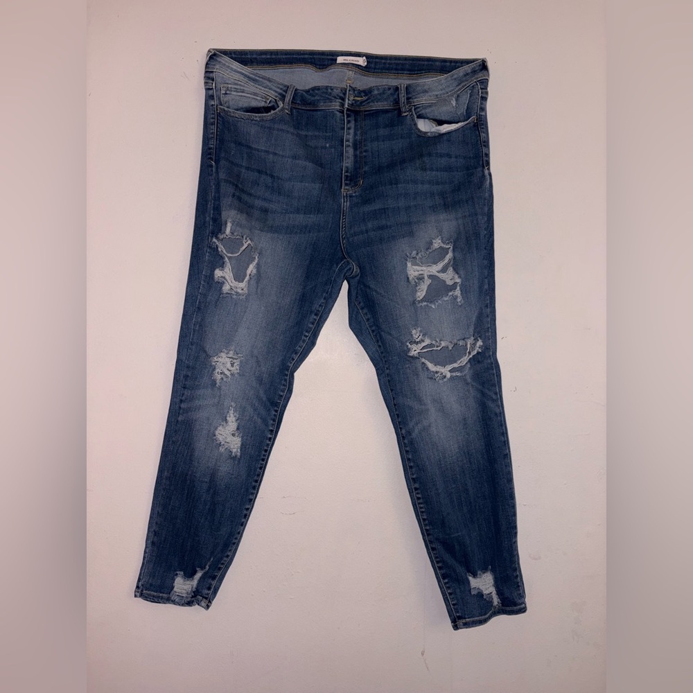 Ms . Cello | Trendy Distressed Ankle Jeans